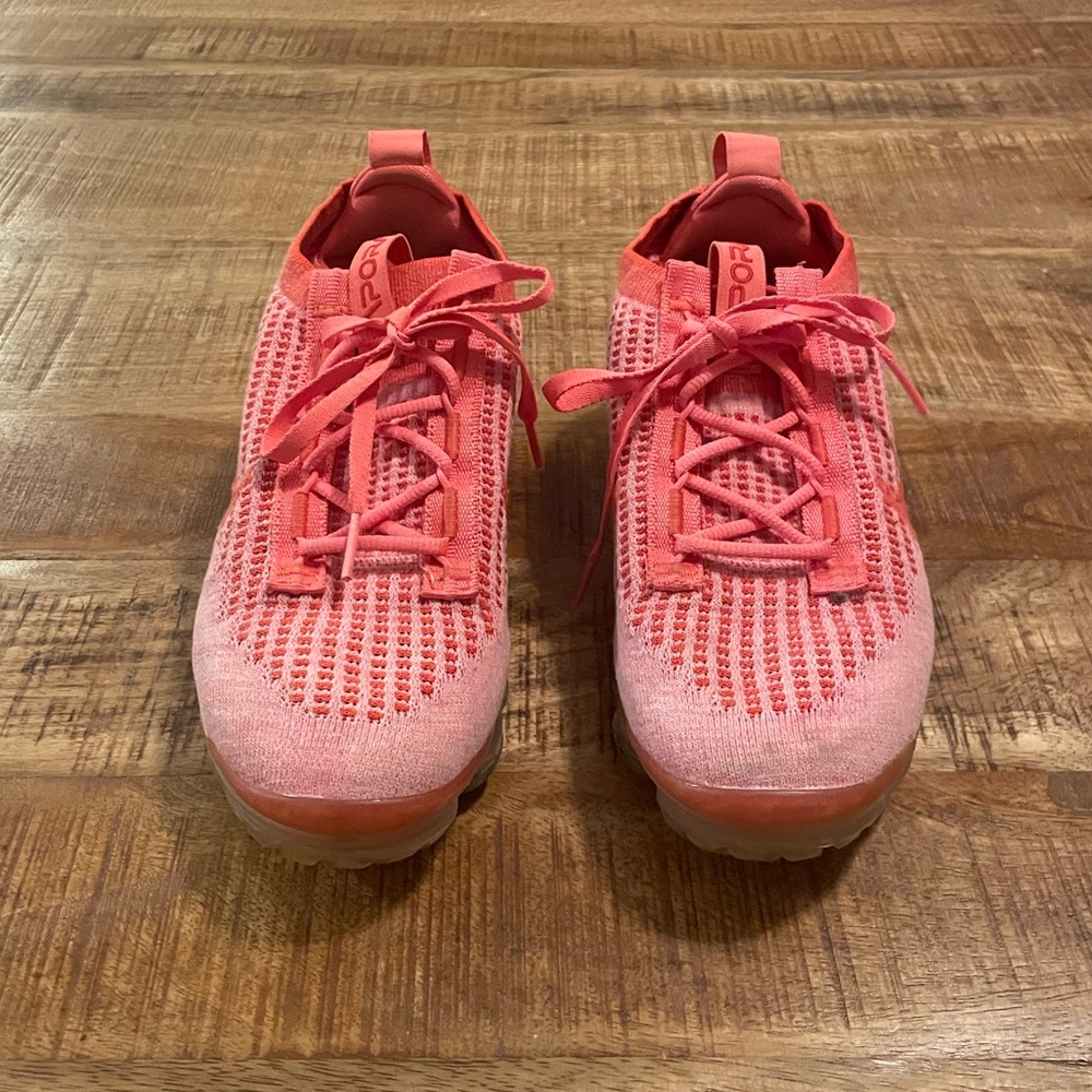 Nike Air Vapormax 2021 Flyknit Running Shoes Magic Ember DC4112-800 - Picture 4 of 8